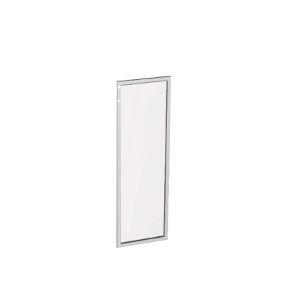 Дверь средняя стекло тонированное в алюминевой рамке (1 шт.) лев./прав.