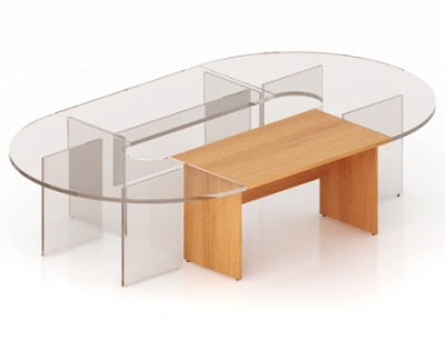 Стол для заседаний(элемент составного стола для переговоров) КЭ12