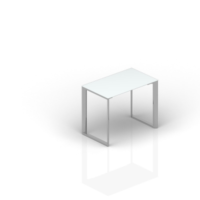 Приставной стол 100х60х71см (стекло)