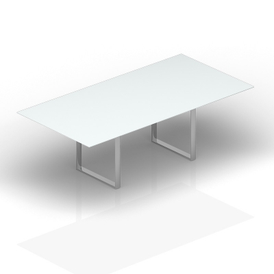 Стол для совещаний 180х120х71см (стекло)