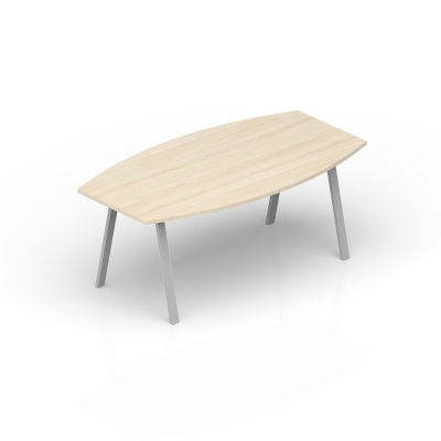 Стол для совещаний Tonneau 200х110х72 см (А-образные опоры прямоугольного сечения)