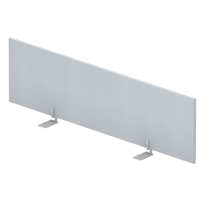 Экран настольный фронтальный для отдельного стола ш.120см (с кронштейнами)