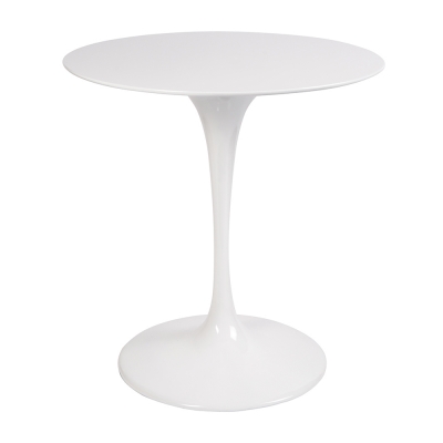 Стол Eero Saarinen Style Tulip Table белый Top MDF D70 глянцевый
