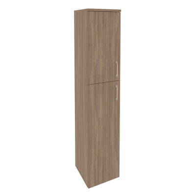 Шкаф высокий узкий (L/R) (1 средний фасад ЛДСП + 1 низкий ЛДСП)