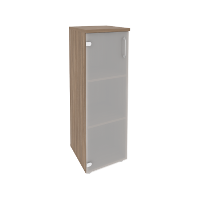 Шкаф средний узкий (L/R) (1 средний фасад стекло)