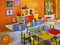 Детская мебель Стелажи для игрушек и пособий