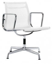 Кресло Eames Style Netweave Conference Chair EA 108 (белая сетка)